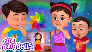 Kagaz Ki Gudiya | कागज़ की गुड़िया | Popular Hindi Rhymes For Children | Ding Dong Bells