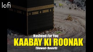 Kaabay Ki Roonak [Slowed+Reverb] | Ghulam Mustafa Qadri | Islamic Naats | Nasheed For You