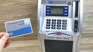 Electronic ATM Savings Box with Password Lock & Debit Card