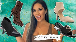 THE MOST COMFORTABLE HEELS! Shoes Haul with Cosy Island Footwear!