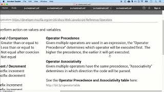 Lesson 37: Operator Precedence in JavaScript