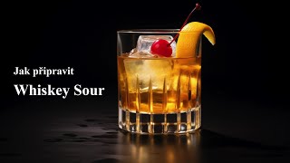 🥃 Whiskey Sour – Klasický koktejl s kyselou chutí!