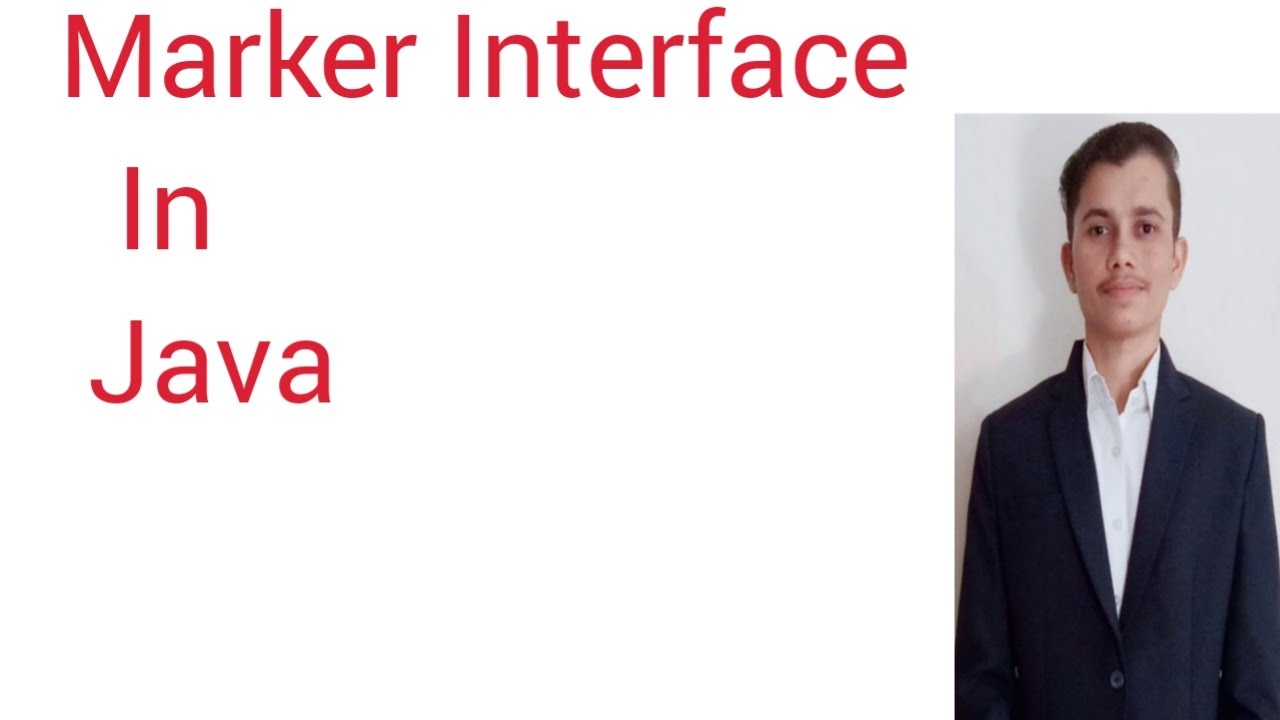 Marker Interface In Java Youtube