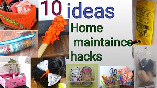 बेकार पड़े सामान से करे अपने घर को organize //home maintaince hacks/reuse ideas