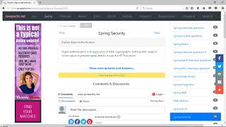 Explain digest authentication. | javapedia.net