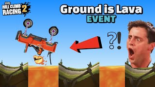GROUND IS LAVA - Gameplay & Full Chest Opening - Public Event - Hill Climb Racing 2