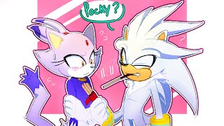Pocky Kiss...? - Silver x Blaze (Silvaze) Sonic Comic Dub Comp