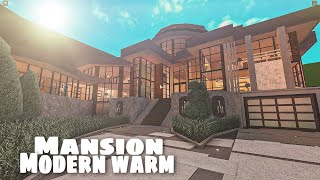 Bloxburg: Mansion Warm House (No Large Plot) || House Build