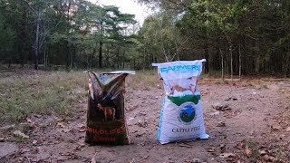 CORN VS CATTLE FEED (BULL RATION) DEER FEED CHALLENGE!