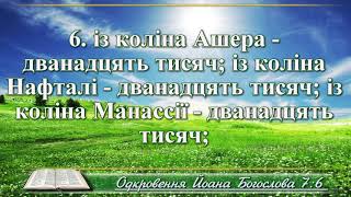 ВідеоБіблія Одкровення Йоана розділ 7 Хоменка