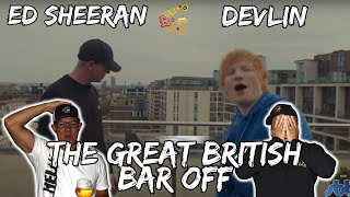 WTF!! ED SHEERAN & DEVLIN?? | Americans React to Devlin x Ed Sheeran - The Great British Bar Off