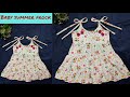 baby frock cutting and stitching | summer frock design #babyfrock #babyfrockdesigns