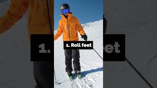 Tip to Carve Better on Skis | #shorts