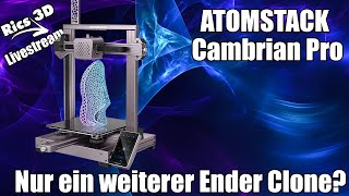 ATOMSTACK Cambrian PRO UNBOXING // Rics_3D (Live)