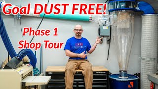 2020 Shop Tour - Dust Collection Setup