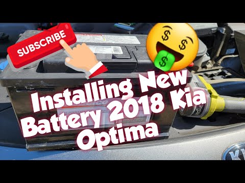 How To: Install Replacement Battery 2018 Kia Optima - YouTube