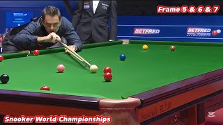 Snooker World Championships Ronnie O’Sullivan VS Kyren Wilson ( Frame 5 \u0026 6 \u0026 7 )