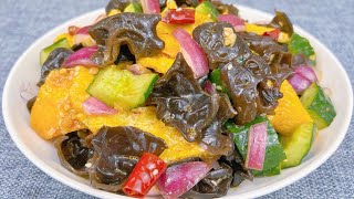 How To Make Fungus with egg  (Chinese Vegetarian Recipe)