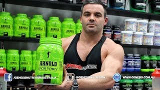 Arnold Iron Whey Review Genesis.com.au - Genesis Nutrition Australia