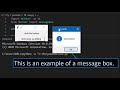 TkInter's messagebox module