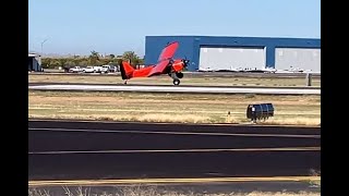 Denney Kitfox IV Ground Loop Accident at Mesa Falcon Field, Arizona (Feb 14, 2024)