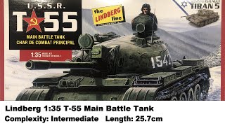 Lindberg 1:35 T-55 Main Battle Tank Kit Review