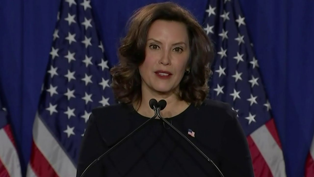 Michigan Gov. Gretchen Whitmer Gives Democratic Response To President ...