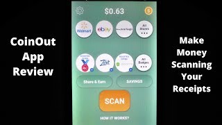 CoinOut App Review: Make Money Scanning Your Receipts With Your Phone