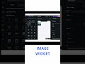 FLUTTERFLOW IMAGE WIDGET #flutterflow #videotutorial #flutter #shorts #image