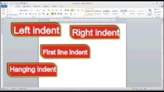 How to Use Indents, tab Position in Word 2010: Indent and Tabs