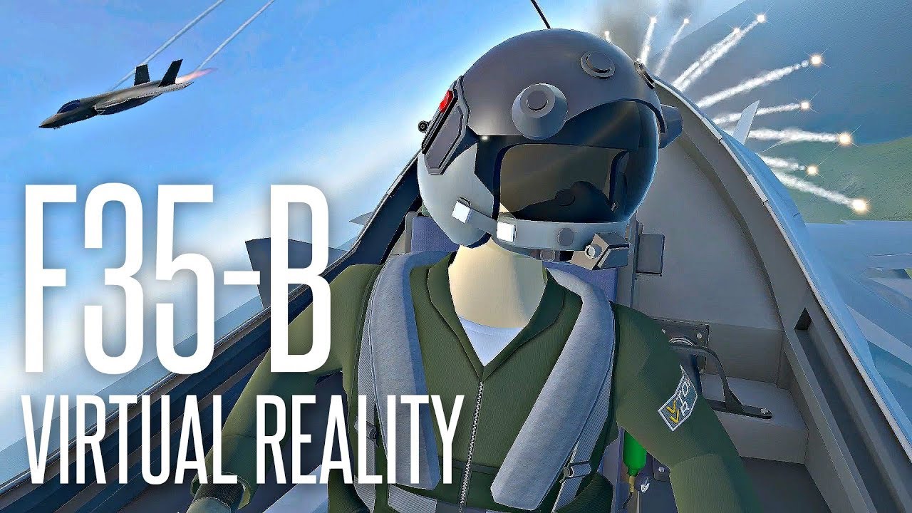 LEARNING TO FLY AN F-35B IN VIRTUAL REALITY - VTOL VR Gameplay - YouTube