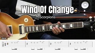 Wind of Change - Scorpions - Guitar Instrumental Cover + Tab