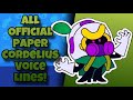 Paper Cordelius Voice Lines | Brawl Stars