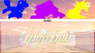 Futari Happiness - lily white - Color Coded - (Romaji-English-Español)