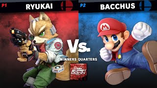 Royal Smashdown 2024 Top 64 - RyuKai (Fox) Vs. Bacchus (Mario) - Winners Quarters - SSBU