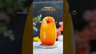Tequila Sunrise! โ๏ธ A classic cocktail for a sunny day! #tequila #tequilasunrise #cocktails