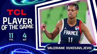 Valeriane Vukosavljevic (14 PTS) | TCL Player Of The Game | GER v FRA | FIBA #EuroBasketWomen 2023