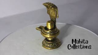 Brass Shivling with Sheshnag 175kg