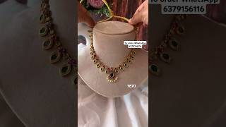 traditional palakka necklace ₹870+$ Return \u0026 Replacement available!!!