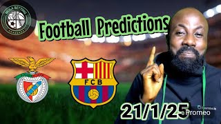 Football predictions today 21/1/25 | Soccer predictions today - Mula #footballpredictionstoday