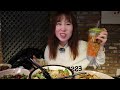 mukbang 多伦多美食 花200多吃地道湘菜｜下饭神器｜辣到胃里喷火｜农家小炒肉汤粉湖南拌粉吃了还想吃 spicy chinese noodle and food in toronto