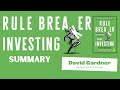 Rule Breaker Investing Summary – David Gardner | Top Investing Tips for 2025