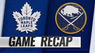 Matthews scores in Leafs' 3-2 win against Sabres