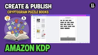 How to create activity books for Amazon KDP - Cryptogram Puzzle book (with BooksGenie.ai)