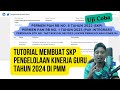 Cara membuat SKP Ekinerja Guru Tahun 2024 di PMM || Uji Coba