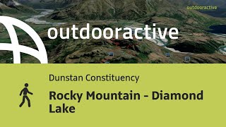 Wanderung in der Dunstan: Rocky Mountain - Diamond Lake