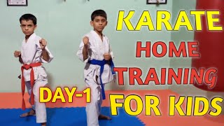 30 Minutes Karate Workout Session (Day 1) || Learn Karate at Home || Karate Class for Kids
