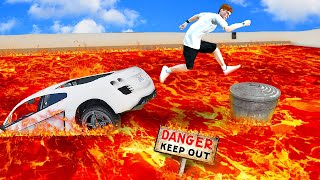 The FLOOR IS LAVA in GTA 5 RP!