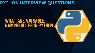 Python Interview Question, Valid variable names #pythonprogramming #variablenames #interviewquetions