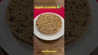 แอปเปิลครัมเบิ้ล ซอลวานิลลา  Apple crumble homemade